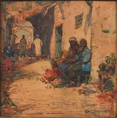 Sans titre by Francis Montanier, 1925, Aquarelle sur papier, sold Nov 2018