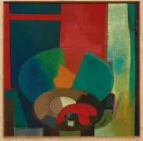 Nature morte by André Minaux, Gouache sur panneau, sold Nov 2018