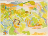 Paysage by André Lhote, Aquarelle sur papier, sold Nov 2018