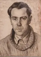 & Louis ARRETCHE (1905-1991) Très intéressant lot composé : 1/Jean Rigaud Portrait présumé de Louis Arretche, Stalag VIIIA, 17-2-41 by Jean Rigaud, Crayon graphite et réhauts de blanc et rose sur papier, sold Apr 2025