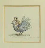 Pinocchio by Roland Topor, Lithographie signée dans la planche en bas à gauche et dédicacé dans la marge en bas à dro, sold Mar 2018