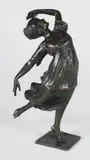 Isidora Duncan dansant by Boris Frödmancluzel, Epreuve en bronze à patine brun nuancé, sold Mar 2018