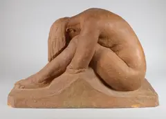 Nu féminin by Marcel-André Bouraine, Terre cuite, sold Mar 2018