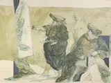 Rembrandt by Claude Weisbuch, Lithographie justifiée75/160 et signée, sold Dec 2017