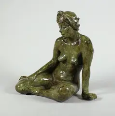 Rachel by Marie-Josèphe Bourron, Epreuve en bronze à patine brun nuancé vert, sold Dec 2017