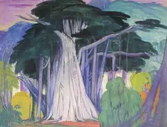 Vers les hauts plateaux by André Maire, Aquarelle signée en bas à gauche, sold Dec 2017