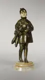 Jeune fille au pierrot by Demetre Chiparus, Epreuve chryséléphantine en bronze à patine dorée et ivoire, sold Nov 2017