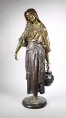 La puisatière by Demetre Chiparus, Epreuve en bronze à patine polychrome, sold Nov 2017