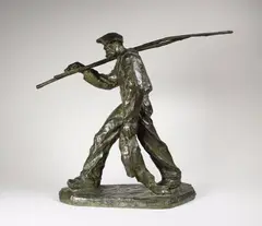 Le pêcheur by François Méheut, Epreuve en bronze à patine brun nuancé, sold Nov 2017