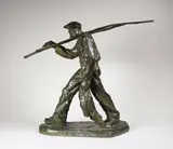 Le pêcheur by François Méheut, Epreuve en bronze à patine brun nuancé, sold Nov 2017