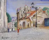 La maison de Mimi Pinson by Lucien Génin, Aquarelle et gouache sur papier signé en bas à gauche, sold Oct 2017