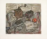 LE MOULIN À CAFÉ by Joan Miró, Eau-forte et aquatinte signée en bas à droite et datée «, sold Nov 2010
