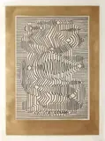 Composition géométrique by Victor Vasarely, Lithographie sur papier, sold Sep 2025
