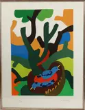 Oiseaux by Charles Lapicque, Lithographie sur papier, sold Sep 2025