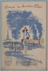 Comme au bon vieux temps, Paris - Monte Carlo by Théophile Steinlen, 1979, Lithographie sur papier, sold Sep 2025