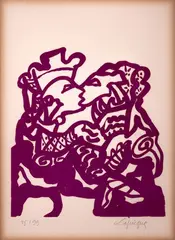 Bénédiction maternelle by Charles Lapicque, Lithographie, sold Sep 2025