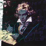 Beethoven (F.S.II.393) by Andy Warhol, screenprint on Lenox Museum Board, sold Oct 2023