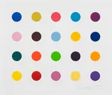 Esculetin by Damien Hirst, 2011, colour woodcut on paper, sold Oct 2023
