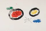 Star Head (Derrière le miroir no. 128) by Joan Miró, lithograph on Rives paper, sold Oct 2023