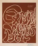 Exposition Vallauris by Pablo Picasso, linocut on paper, sold Oct 2023