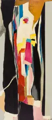 Untitled by Georges Csato, oil on canvas, sold Oct 2023