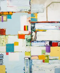 Oniacs by Michael Adamson, oil on canvas, sold Sep 2023