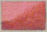 Pink Bloom by Takao Tanabe, 1984, oil pastel on paper, sold Sep 2023