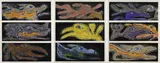 Angakuit Qaijut (Emerging Spirits) by Kenojuak Ashevak, etching and aquatint on paper, sold Aug 2023