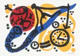 Perry Rhodan 2 by A. R. Penck, 1996, Farbserigrafie auf Bütten, sold Aug 2026
