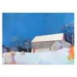 Winter Mood by Rodger Bechtold, Oil on canvas, sold Sep 2025