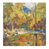 Wilson Creek by James P. Kerr, Oil on linen, sold Sep 2025