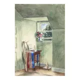 Interior by a Window by Hobson Pittman, Watercolor on paper, sold Sep 2025