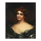 Portrait of an Actress by Maurice Jacquet, Oil on canvas, sold Sep 2025