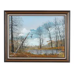 Evening Flight Home by Horace Raper, Acrylic on canvas, sold Aug 2025