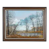 Evening Flight Home by Horace Raper, Acrylic on canvas, sold Aug 2025