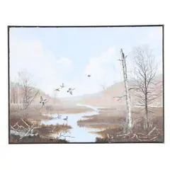 Goose Creek by Horace Raper, Acrylic on canvas, sold Aug 2025