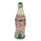Coca Cola by Howard Finster, Polychrome paint and marker on cut board, sold Aug 2025
