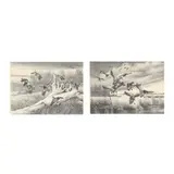 Mallards / Bobwhites (Two Works) by Maynard Reece, Each a lithograph, sold Aug 2025