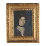 Yvette by Charles Hovey Pepper, Oil on sketching panel, sold Aug 2025