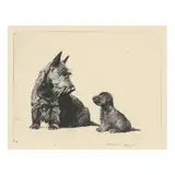 It's A Wise Child by Morgan Dennis, Etching on paper, sold Aug 2025