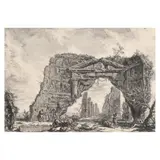 Remains of a Covered Portico by Giovanni Battista Piranesi, Etching on paper, sold Aug 2025