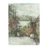 White Sail on Lake Geneva by Bernard Gantner, Lithograph in colors, sold Aug 2025