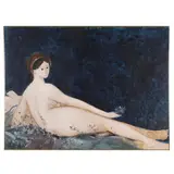 Odalisque by Stephen White, Oil on panel, sold Aug 2025