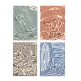 Four Illustrations of Joseph Conrad's Lord Jim by Nina Barr Wheeler, Ink and tempera on paper, sold Aug 2025