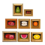 Eight Miniature Fruit Paintings by Charles Wehringer, Each an oil on board, sold Aug 2025