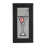 Martini Anyone? by Romero Britto, Mixed-media print in colors, sold Aug 2025