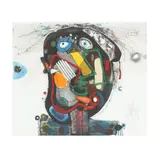 Ulysses V by Christoph Kiefhaber, Etching and aquatint in colors, sold Aug 2025