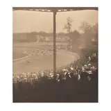 Going to the Start, Morris Park by Alfred Stieglitz, 1904, Photogravure on Japanese tissue, sold Jul 2025