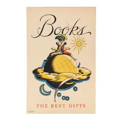 Books, The Best Gifts by Edward Arthur Wilson, Lithographic poster in colors, sold Jul 2025