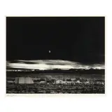 Moonrise Over Hernandez, New Mexico by Ansel Adams, Photolithograph on glossy paper (mounted as issued), sold Jul 2025